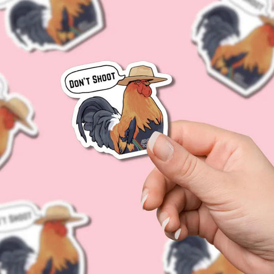 Raiders Scrappy Rooster Sticker(FREE! You Just Pay Shipping) | for ARC Raiders Fans | Waterproof Stickers | ARC Raiders Gamer gift