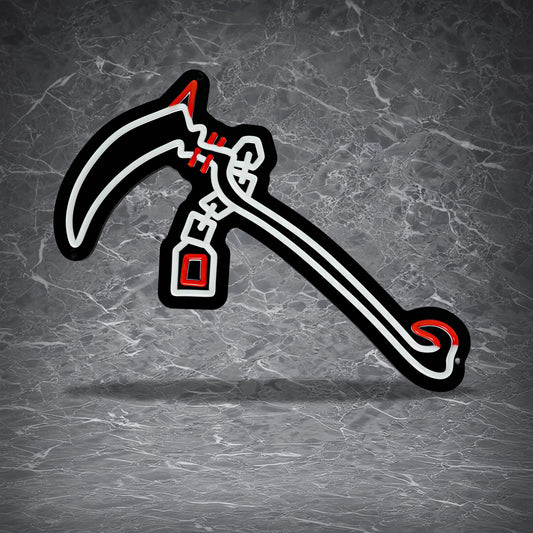 Dragon Warhammer Neon Sign | for Old School RuneScape Fans | Dimmable LED Neon | Gaming Room Decor