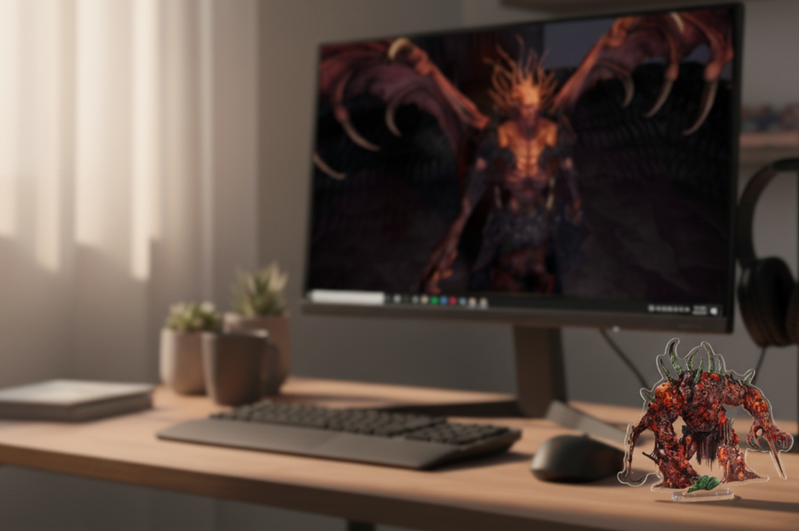 Tavakai, The Consumed | Path of Exile 2 Acrylic Standee | High-Res Desktop Figure