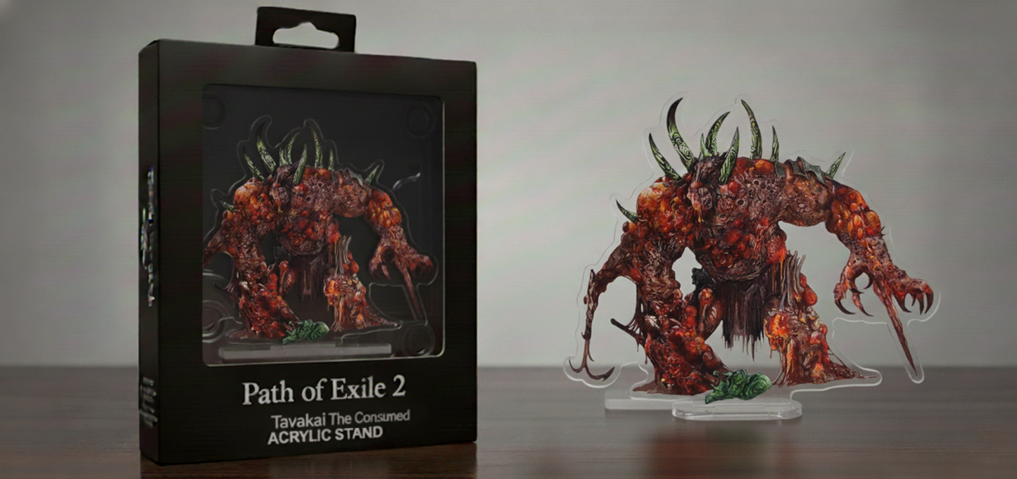 Tavakai, The Consumed | Path of Exile 2 Acrylic Standee | High-Res Desktop Figure