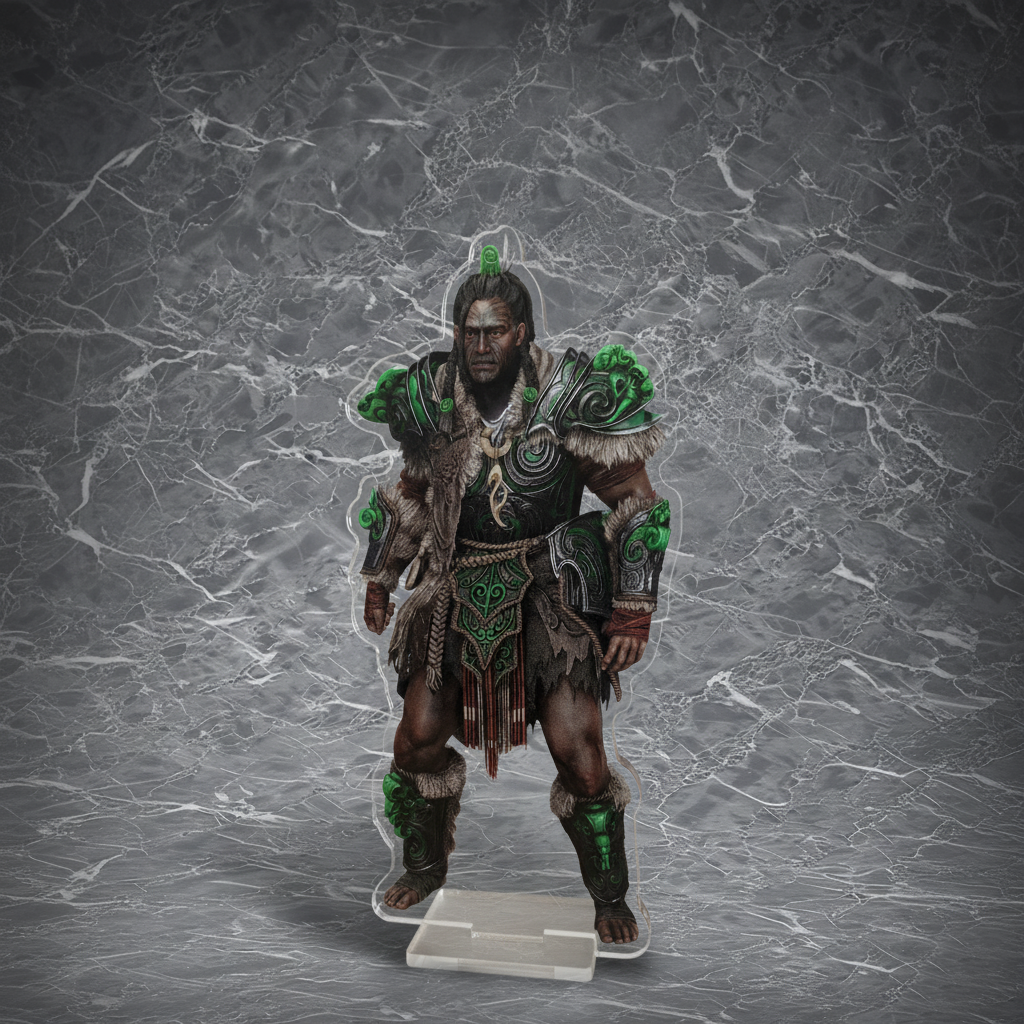 Tavakai, The Chieftain | Path of Exile 2 Acrylic Standee | High-Res Desktop Figure