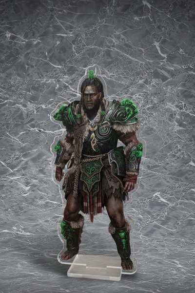 Tavakai, The Chieftain | Path of Exile 2 Acrylic Standee | High-Res Desktop Figure