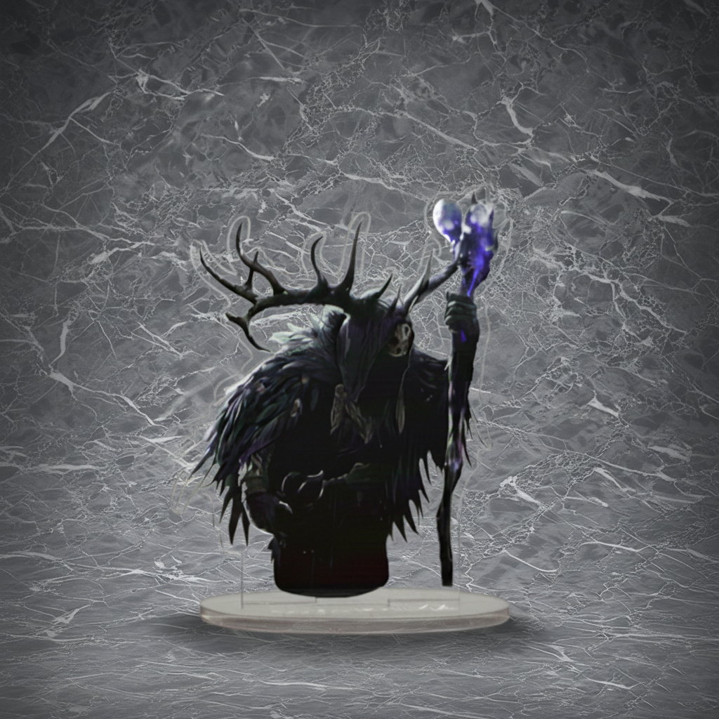 The King in the Mists | Path of Exile 2 Acrylic Standee | High-Res Desktop Figure