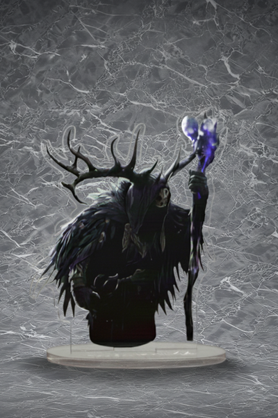 The King in the Mists | Path of Exile 2 Acrylic Standee | High-Res Desktop Figure