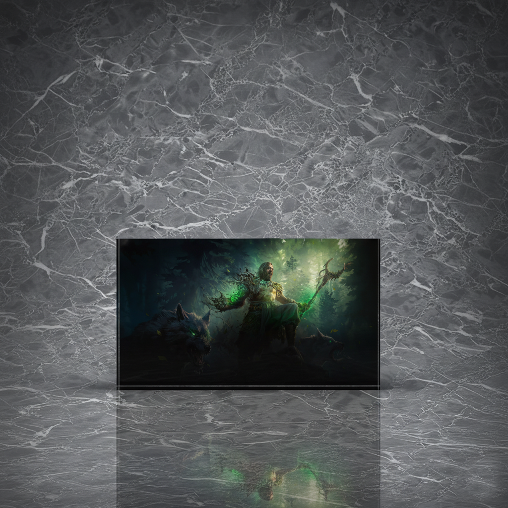 The Last Druids Acrylic Stand | for Path of Exile 2 Fans | High-Res Print | Gamer Gift