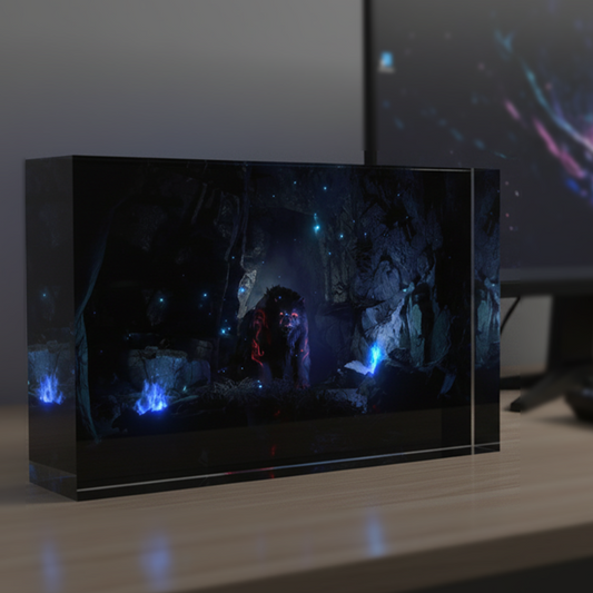 The Last Druids Bear Form Acrylic Stand | for Path of Exile 2 Fans | High-Res print | Gamer Gift