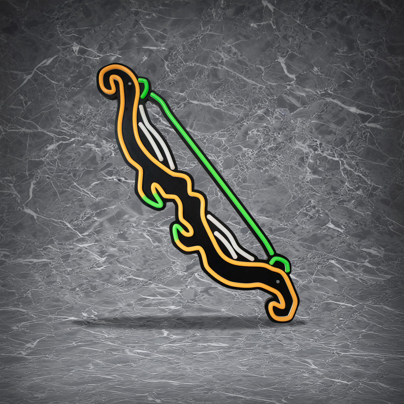 Twisted Bow (T-Bow) Neon Sign | for Old School RuneScape Fans | Dimmable LED Neon | Gaming Room Decor