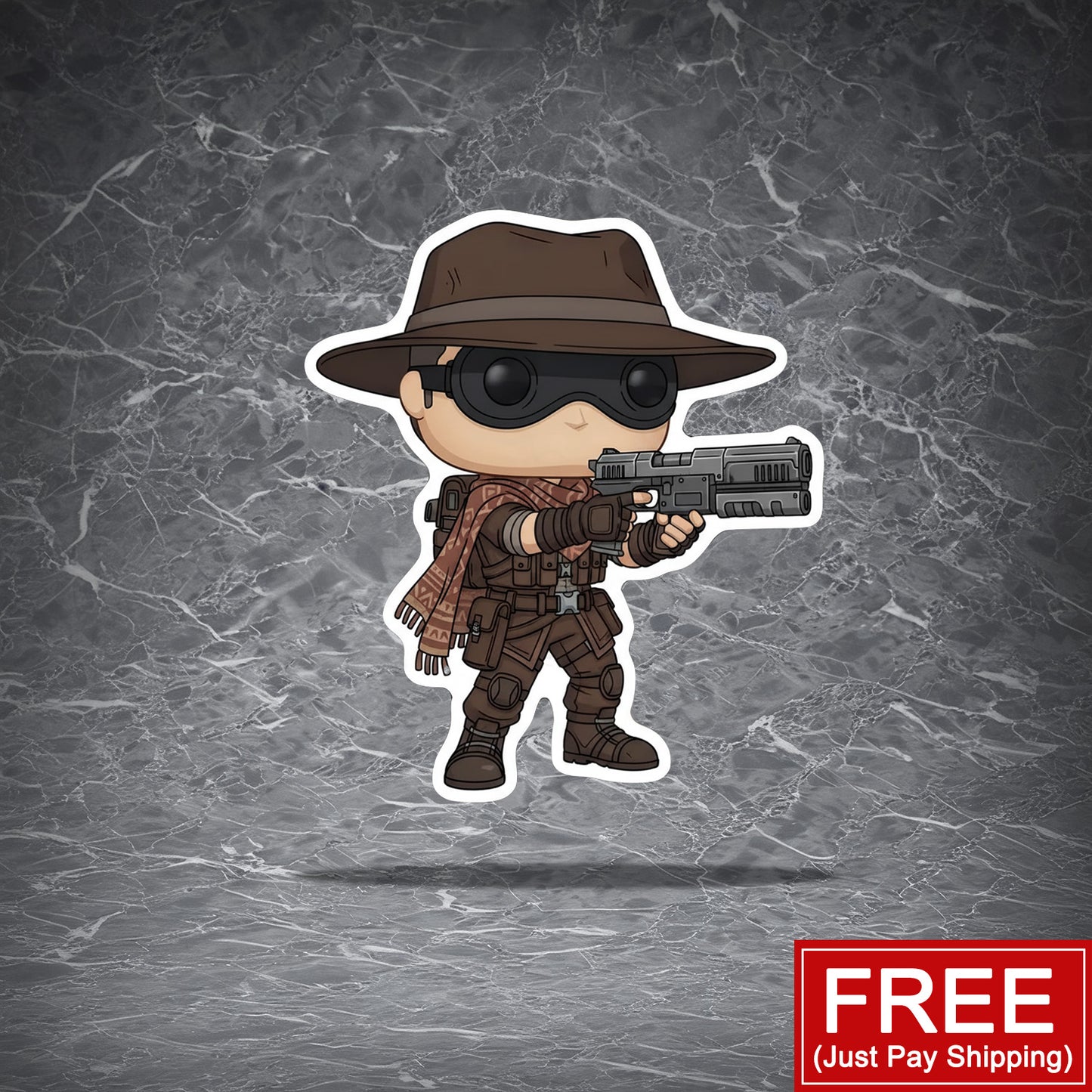 Valente Sticker(FREE! You Just Pay Shipping) | for ARC Raiders Fans | Waterproof Stickers | ARC Raiders Gamer gift