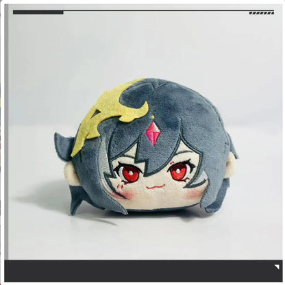 A plush keychain with sound, featuring a Valkyrie character design from Honkai Impact 3rd, made of polyester.