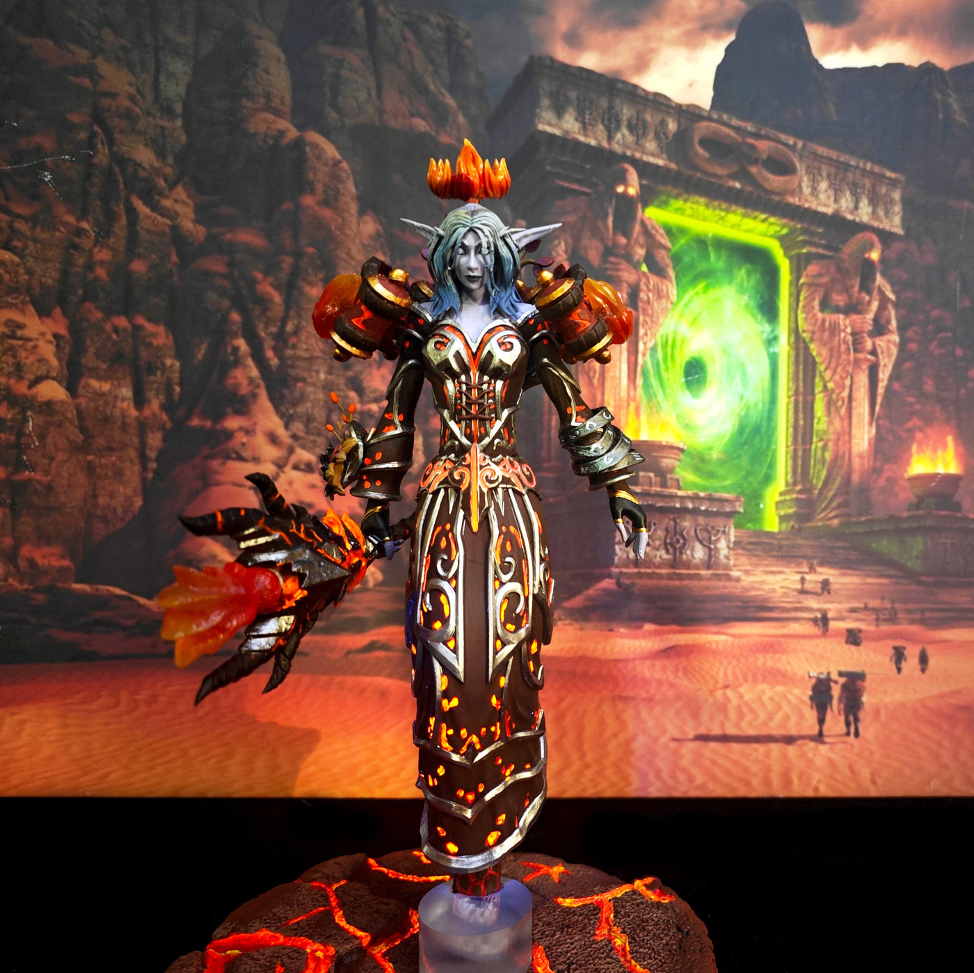 Vyrana Blazefang（Original） Figure | for World Of Warcraft Fans | ABS Resin | Gamer gift