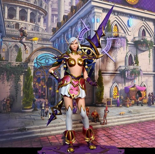 Vyrana Blazefang（Original） Figure | for World Of Warcraft Fans | ABS Resin | Gamer gift