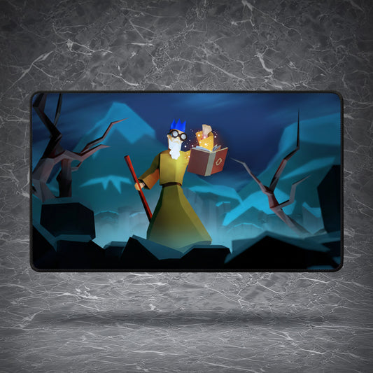 Wise Old Man | Essential Gear for OSRS Fans | Desk Mat | Cloth Surface | Home Leisure