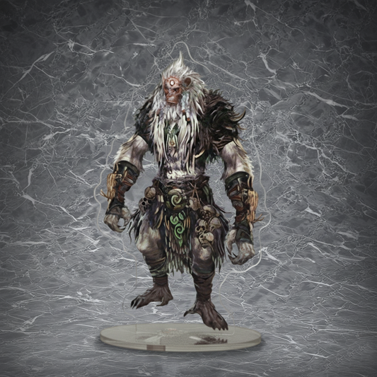 Yama the White Acrylic Standee | for Path of Exile 2 Fans | High-Res print | Gamer Gift