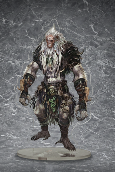 Yama the White | Path of Exile 2 Acrylic Standee | High-Res Desktop Figure