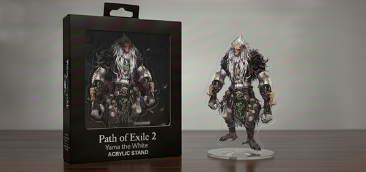 Yama the White Acrylic Standee | for Path of Exile 2 Fans | High-Res print | Gamer Gift