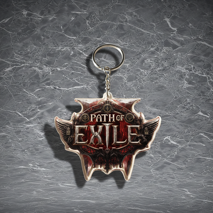 POE2 keyring | Acrylic Craft | For Everyday Carry & Display | Official Game Emblem Memento