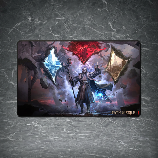 The Oracle Gaming Desk Pad | for Path of Exile 2 Fans | High-Res Character Art | Perfect Gamer Gift