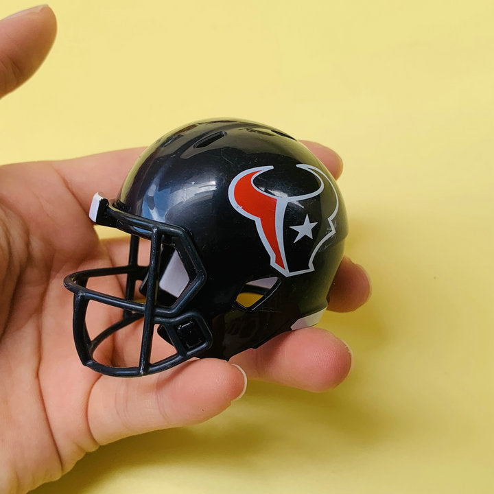 NFL football helmet 1:6 size | Display Case Compatible Scale Replica | Detailed Collector's Showpiece