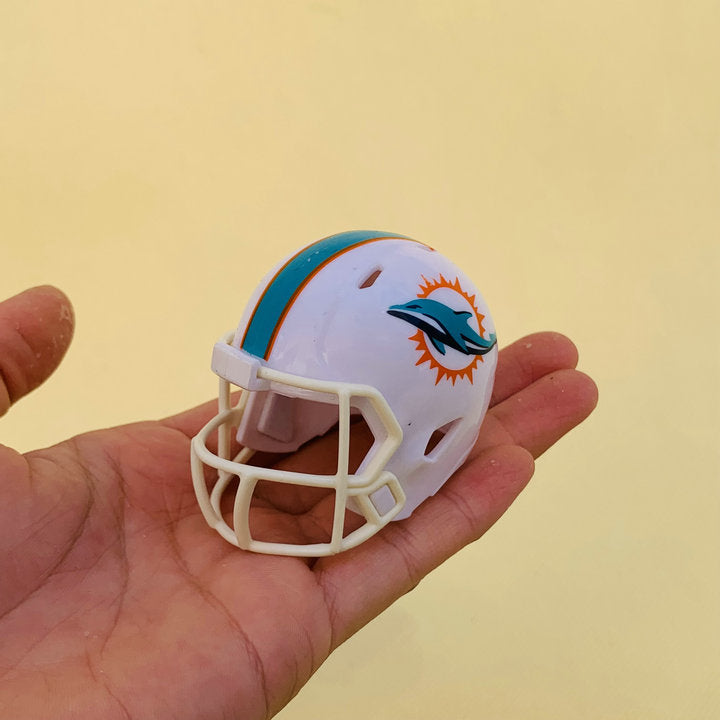 NFL football helmet 1:6 size | Display Case Compatible Scale Replica | Detailed Collector's Showpiece