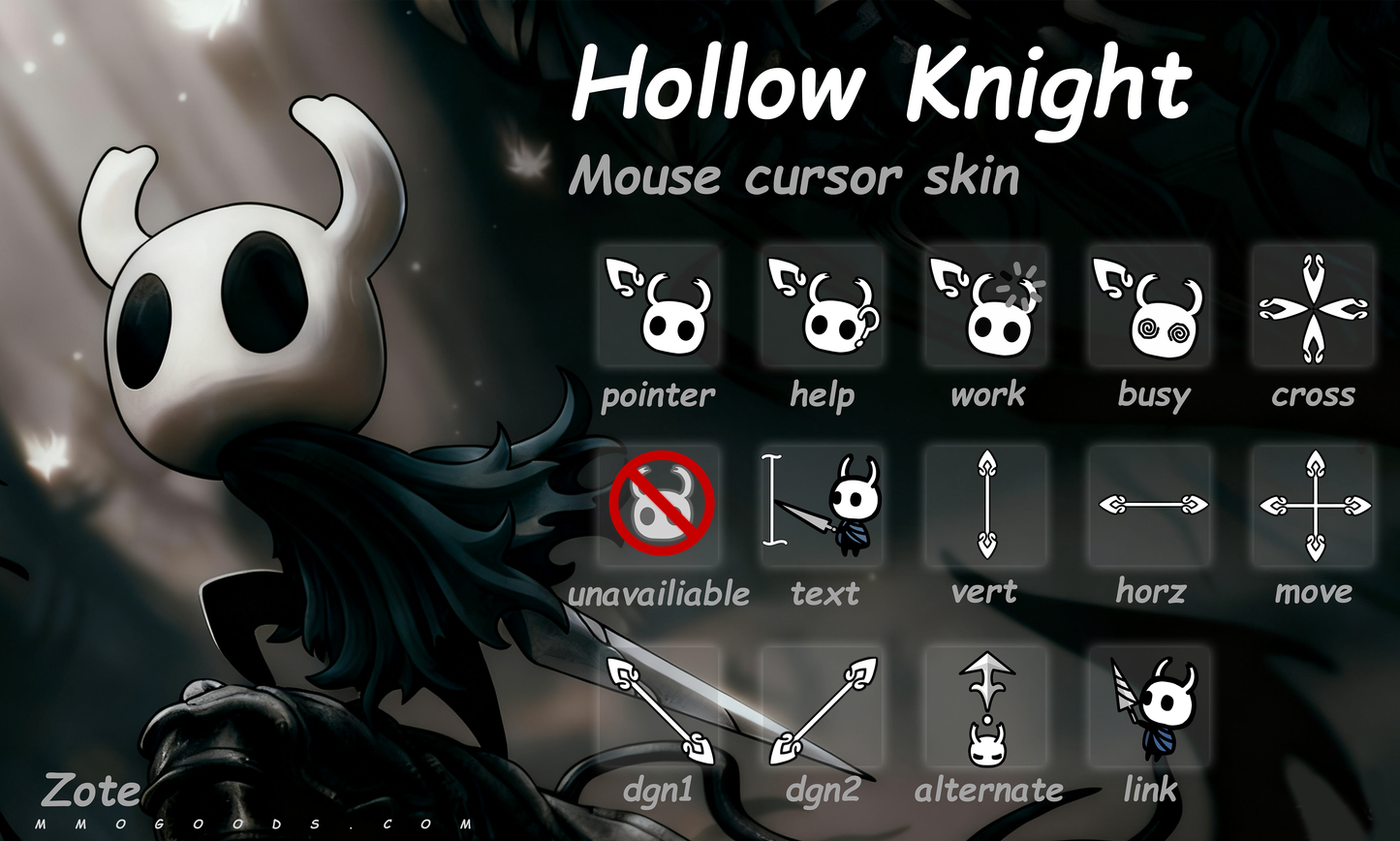 Hollow Knight Cursor Set