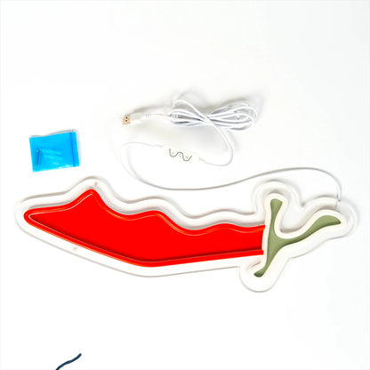 Dragon Scimitar Neon Sign | for Old School RuneScape Fans | Dimmable LED Neon | Gaming Room Decor