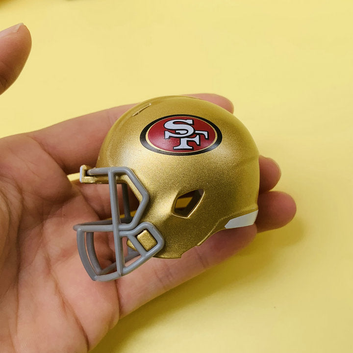 NFL football helmet 1:6 size | Display Case Compatible Scale Replica | Detailed Collector's Showpiece