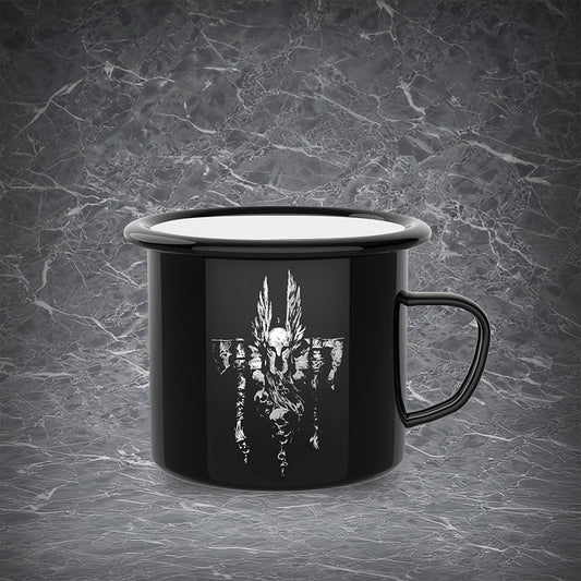 D4 Barbarian Enamel Mug | Enamel Coating | Office & Home Cup | Perfect Gift for Gamers