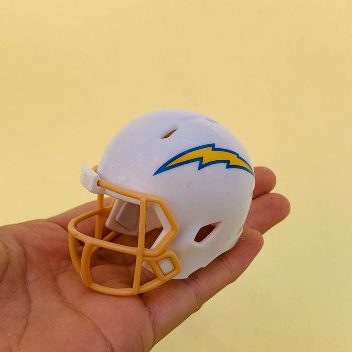 NFL football helmet 1:6 size | Display Case Compatible Scale Replica | Detailed Collector's Showpiece