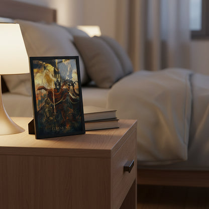 Elden Ring picture frame | Legendary Confrontation with Malenia, Blade of Miquella | Stylish Home & Office Decor | The Ultimate Gift for Elden Ring Fans