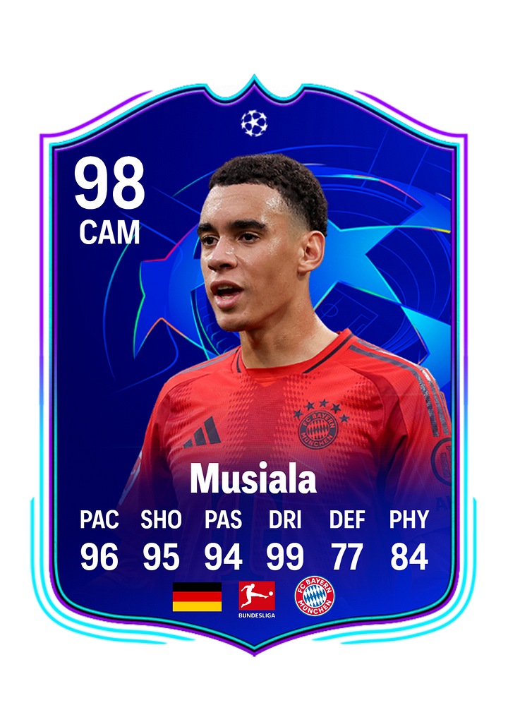 Musiala customized football cards | Premium Custom Printing & Finishing | Collectible Set for Football Supporters