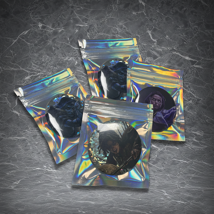 POE2 badge | Amazon | Deadeye | Stormweaver | Laser Reflective Metal Enamel Badges | Cool Collectible for Display