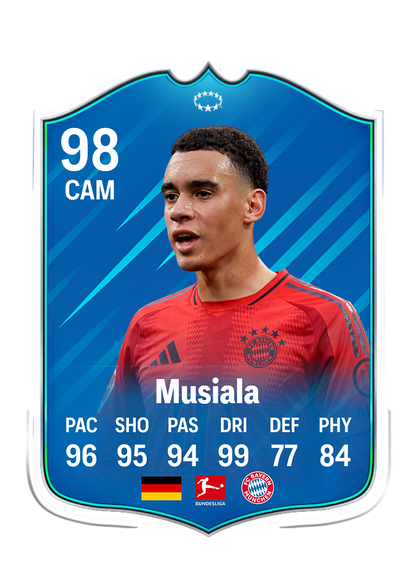 Musiala customized football cards | Premium Custom Printing & Finishing | Collectible Set for Football Supporters