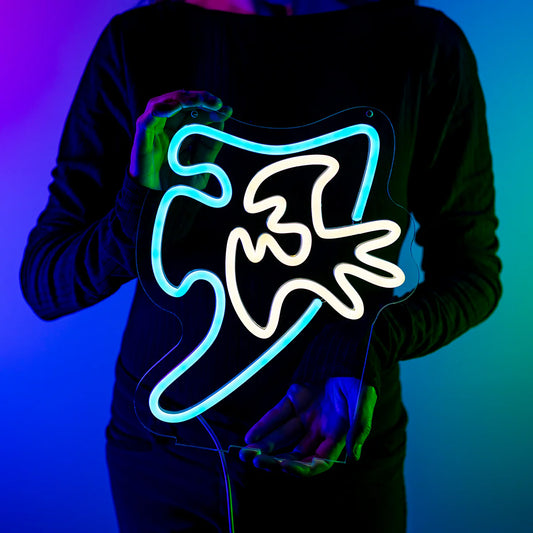 Elysian Spirit Shield Neon Sign | for Old School RuneScape Fans | Dimmable LED Neon | Gaming Room Decor