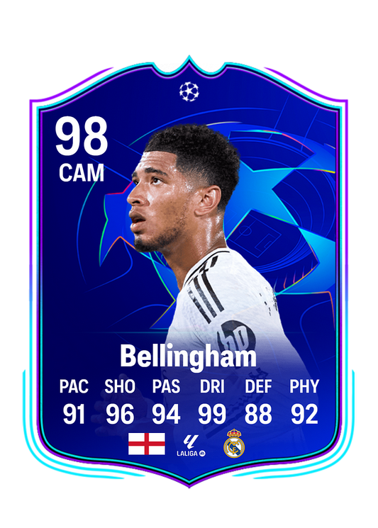 Bellingham customized football cards