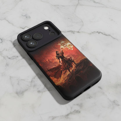 POE2 Infernalist Phone Case | Spellcaster-Themed Art on a Tough Case | Everyday Shockproof Protection | Essential Path of Exile 2 Accessory