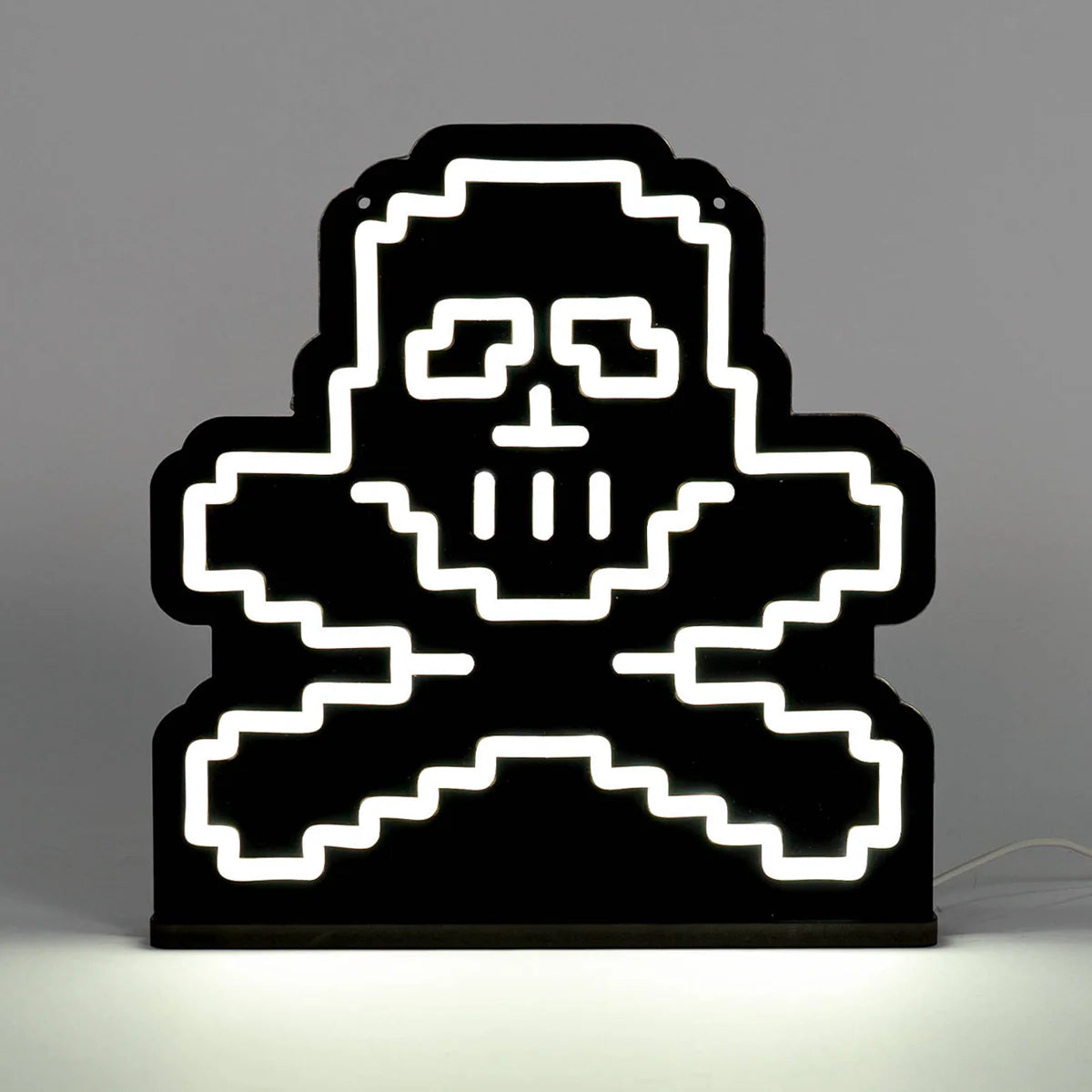 PK Skull Neon Sign | for Old School RuneScape Fans | Dimmable LED Pixel Art | Gaming Room Decor