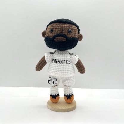 Handmade No. 22 White Shirt Crochet Doll -AR22 Handmade Collectible Gift For Fans & Kids