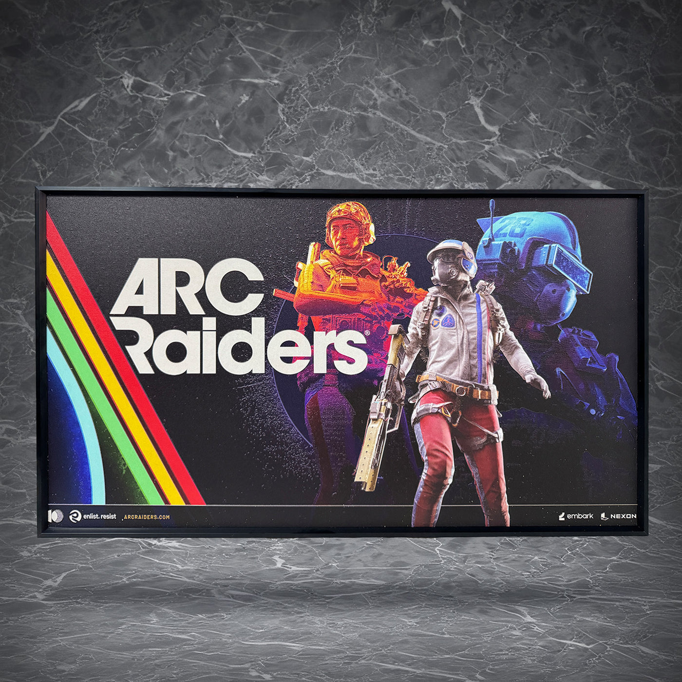 ARC Raiders promotional poster Textured Art | for ARC Raiders Fans | 3D Textured Wall Art  | Gamer gift